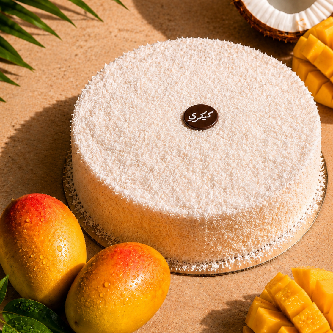 Mango Coconut Cake Plate